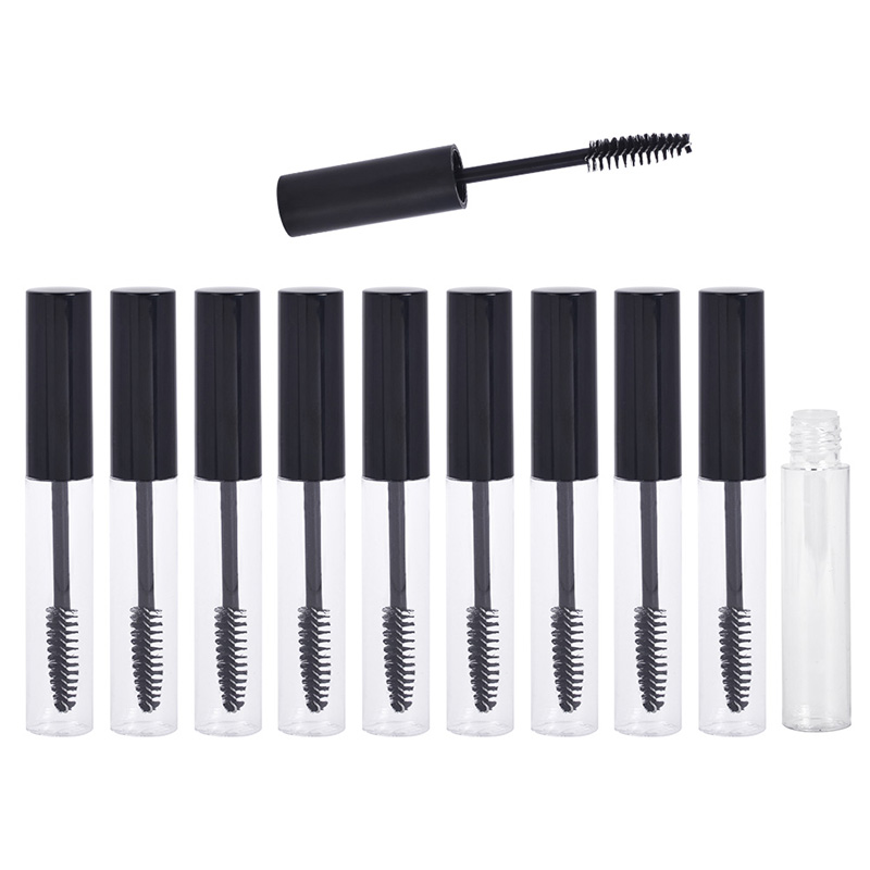 

10ml Portable Refillable Eyelashes Mascara Tubes Empty Cosmetic Containers Travel Bottle Vials With Plug Makeup Accessories