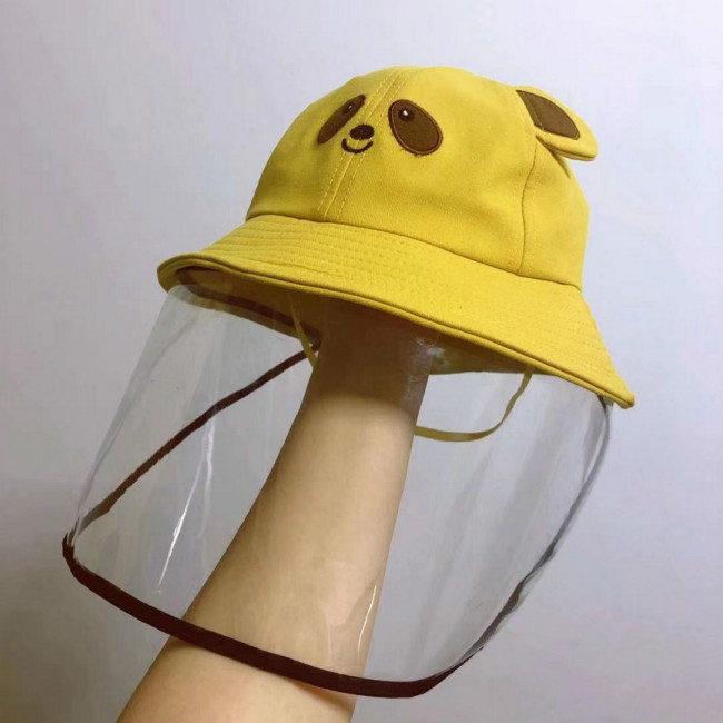 

Children Fisherman Hat Kids Hot Sale Protective Cap Prevent Isolation Protective Children's Masks Cap Boys Girls Fashion Sunhat 2020, Beige1