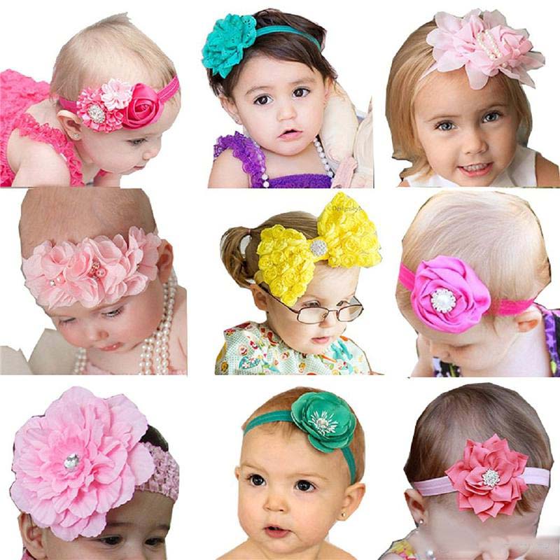 satin baby headbands