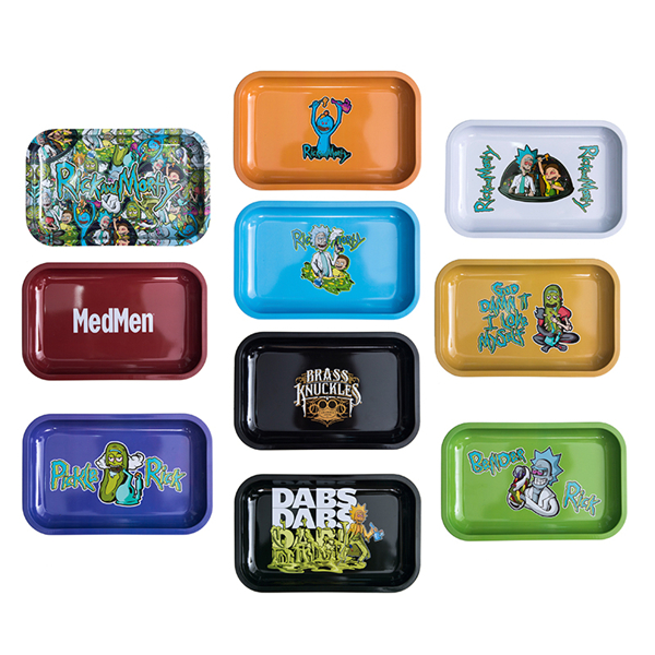 

Rolling Tray Size 27cm*17.5cm*2.3cm Metal Tobacco Brass Plate Herb Handroller Dragon Ball Rick Trays