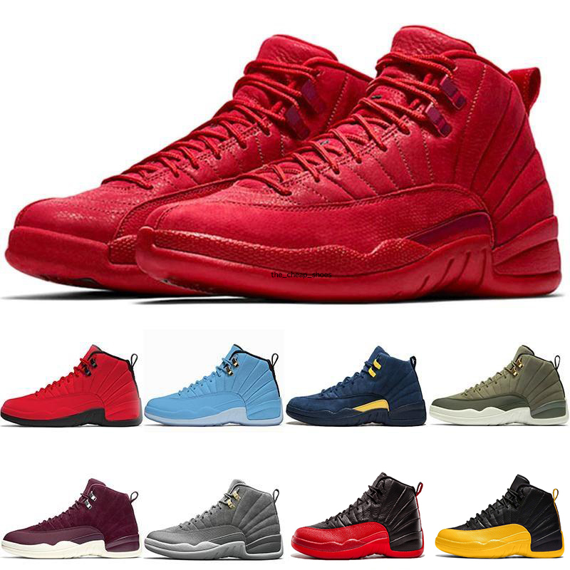 

12 sneakers classic basketball shoes TAXI ovo white Flu Game Playoffs French Blue red Barons sneakers, Bulls