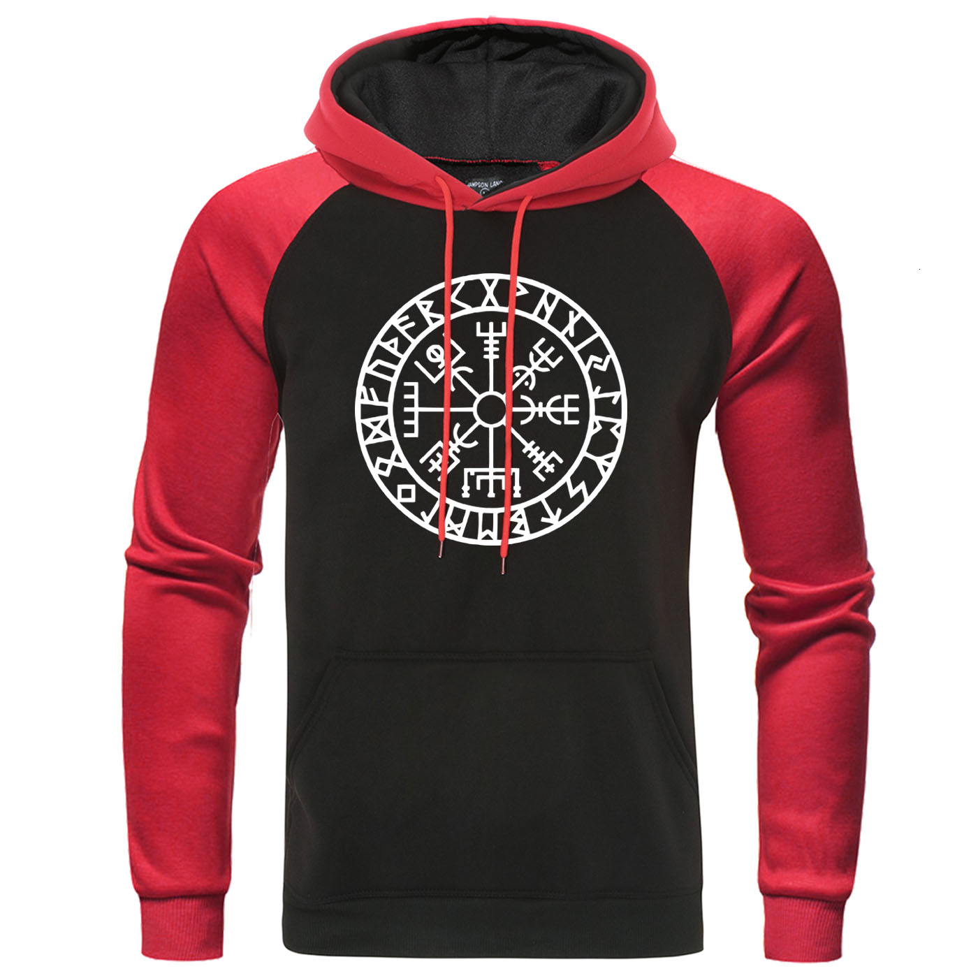 mens raglan moletom com capuz