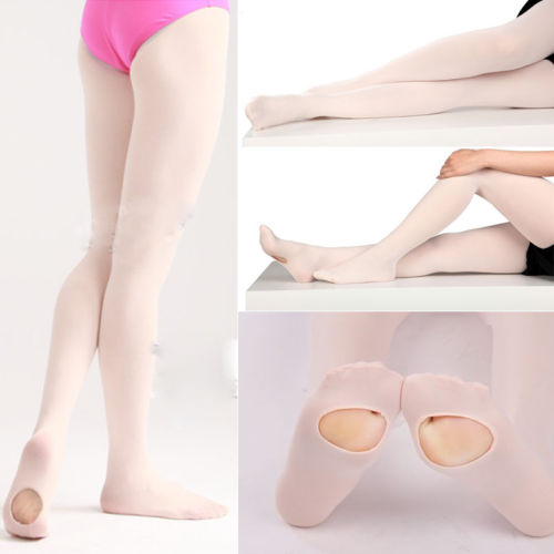 

Hot Kids & Adults Convertible Tights Dance Stocking Socks Ballet Pantyhose Durable Many Option Looks Leg Long and Slim
