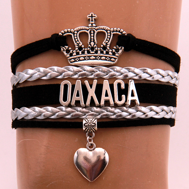 

Infinity Love Oaxaca Bracelet Bangles Heart Charm Braided Pu Leather Bracelets Simple Jewelry For Women Men Drop Shipping