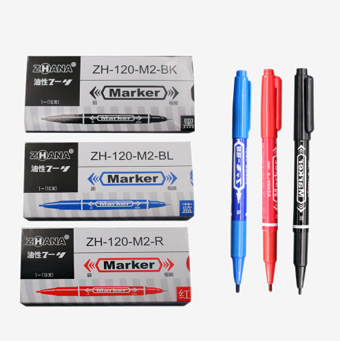 

3 PCS/box Marker Pens Skin Marker Pen Scribe Tool permanent Tattoo Supplies Good Waterproof Ink Thin Nib Crude Nib New Portable