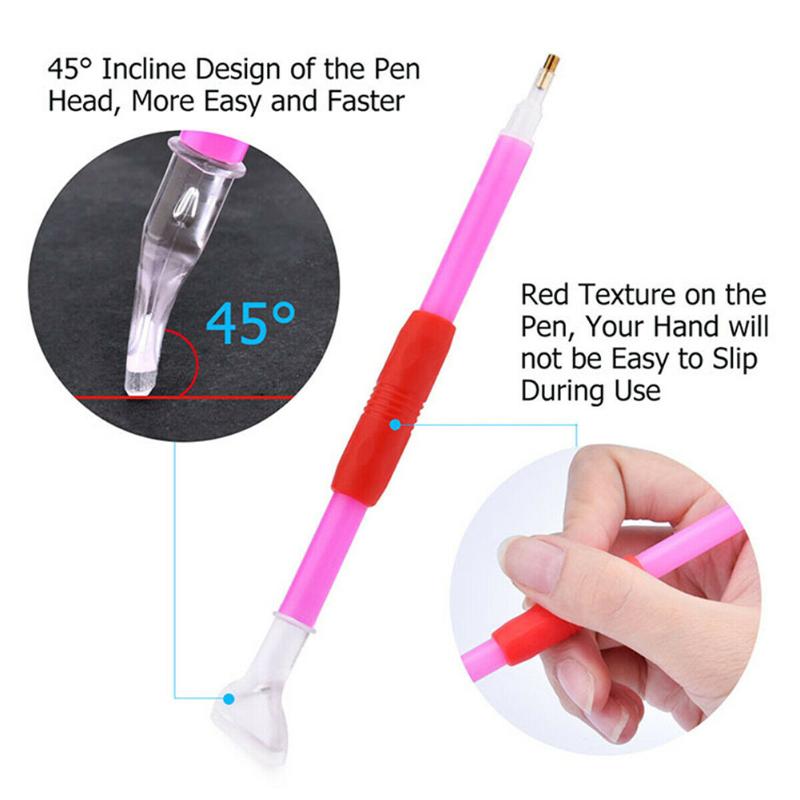 

Hot 5D Diamond Painting Tools Light Drill LED Pen Embroidery Storage Box 117pcs Embroidery Painting Accessories LSK99