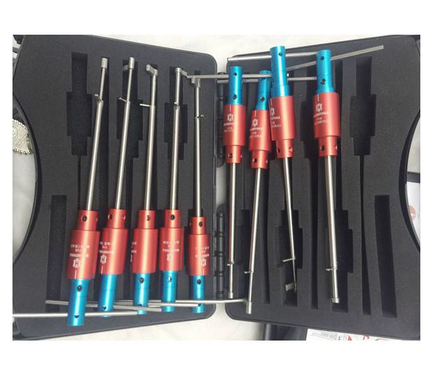 

New Arrival 9in1 Haoshi Quin-lever Lock Opening Tool Lock Pick Locksmith Tools Automatic Car Lock Pick Tools Set for safe box