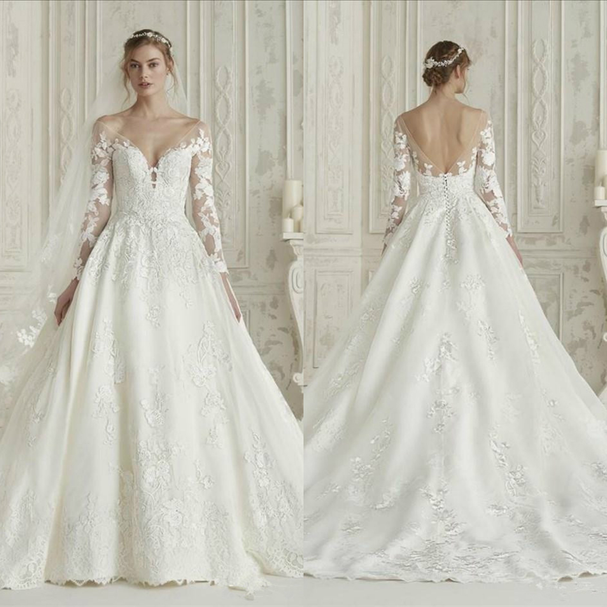 Wholesale Elie Saab Lace Wedding 