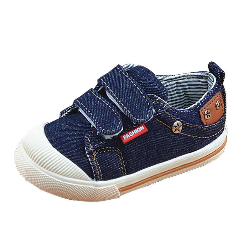 

Cool high quality baby casual shoes hot sales Jean canvas leisure girls boys sneakers toddler Sports running infant tennis