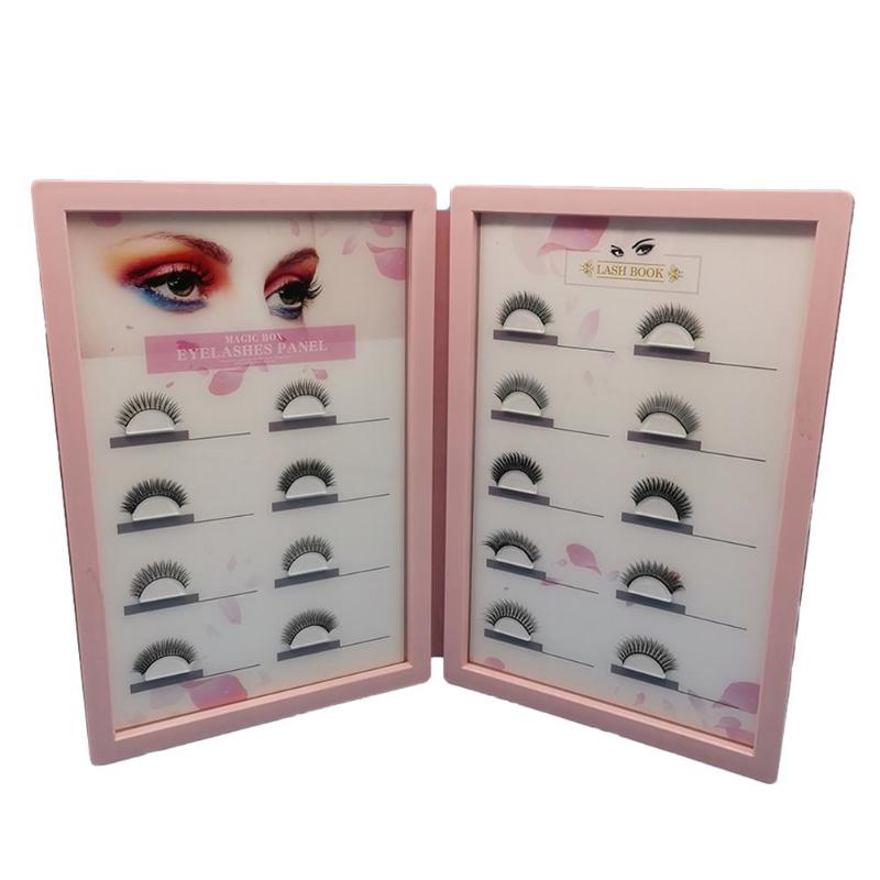 

Grafting Cosmetic Travel Beautiful False Eyelash Display Box Eyelashes Holder Cosmetic Makeup Storage Case