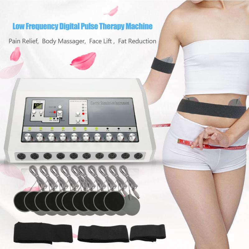 

Low Frequency Digital Pulse Therapy Machine Pain Relief Body Massager Face Lift Fat Reduction Slimming Beauty Health Machine