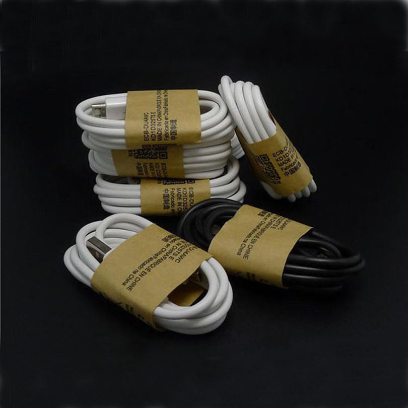 

S4 Cable Micro V8 cables 1m 3FT OD 3.4 5pin usb data sync charger Cord for smart mobile Cell phone android phones, White