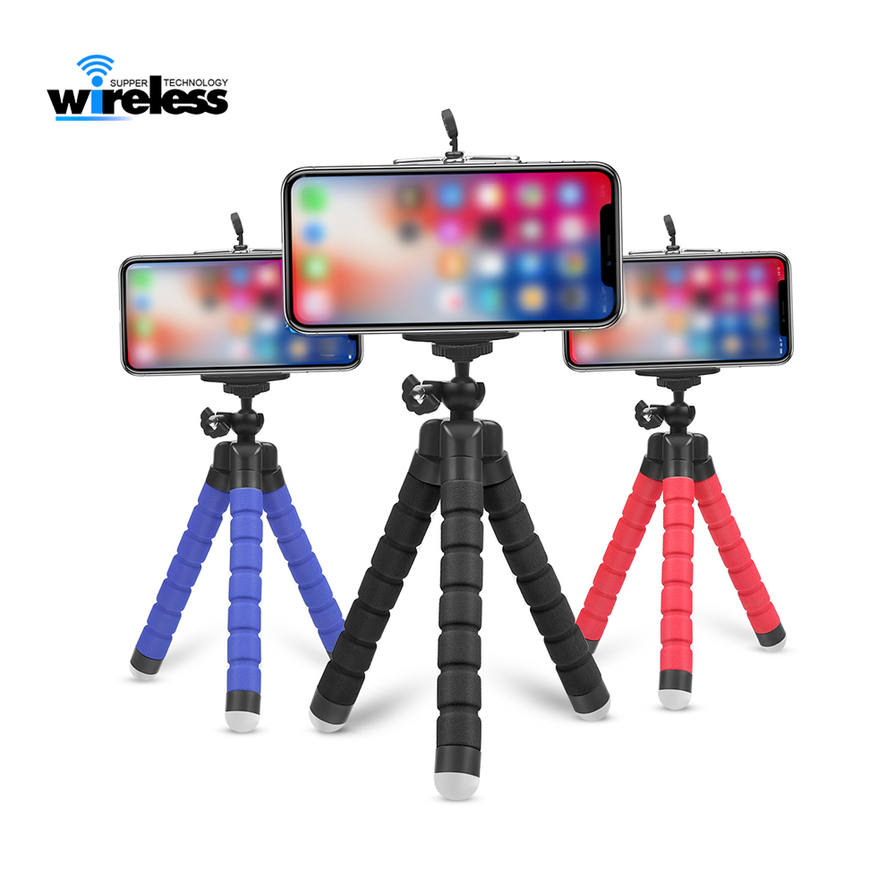 

Mini Flexible Sponge Octopus Tripod for Phone Samsung Xiaomi Huawei Mobile Phone Smartphone Tripod for Camera Holder, Mixed color