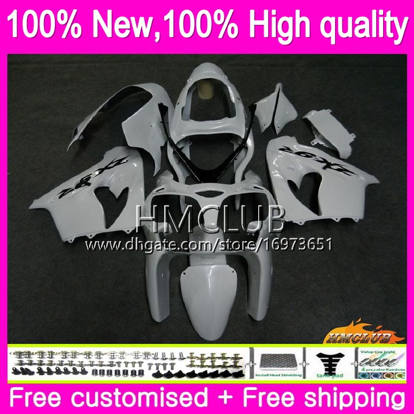 

Body For KAWASAKI ZX-9R ZX900 ZX 900 ZX9 R 00 01 Bodywork Pearl White 65HM.20 900CC ZX 9 R ZX9R 00-01 ZX900CC ZX 9R 2000 2001 Fairing kit, No. 1