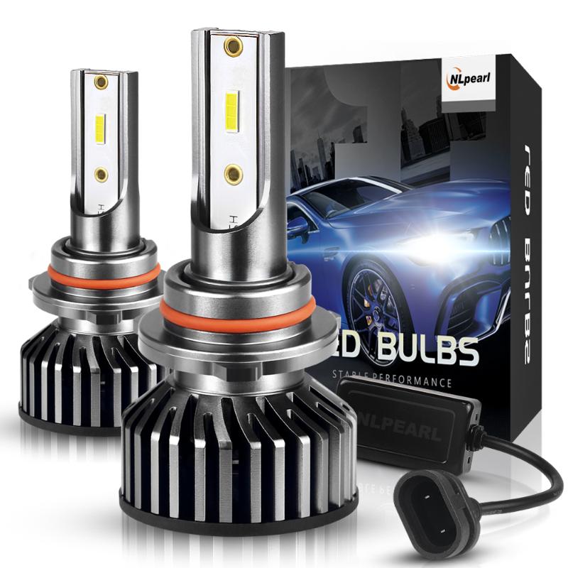 

NLpearl 2x HB4 9006 Led Headlight Bulb 12V H4 H7 Led Car H11 H3 H1 9005/HB3 H8 9012 50W 12000LM with Zes Chips Headlamp Bulb