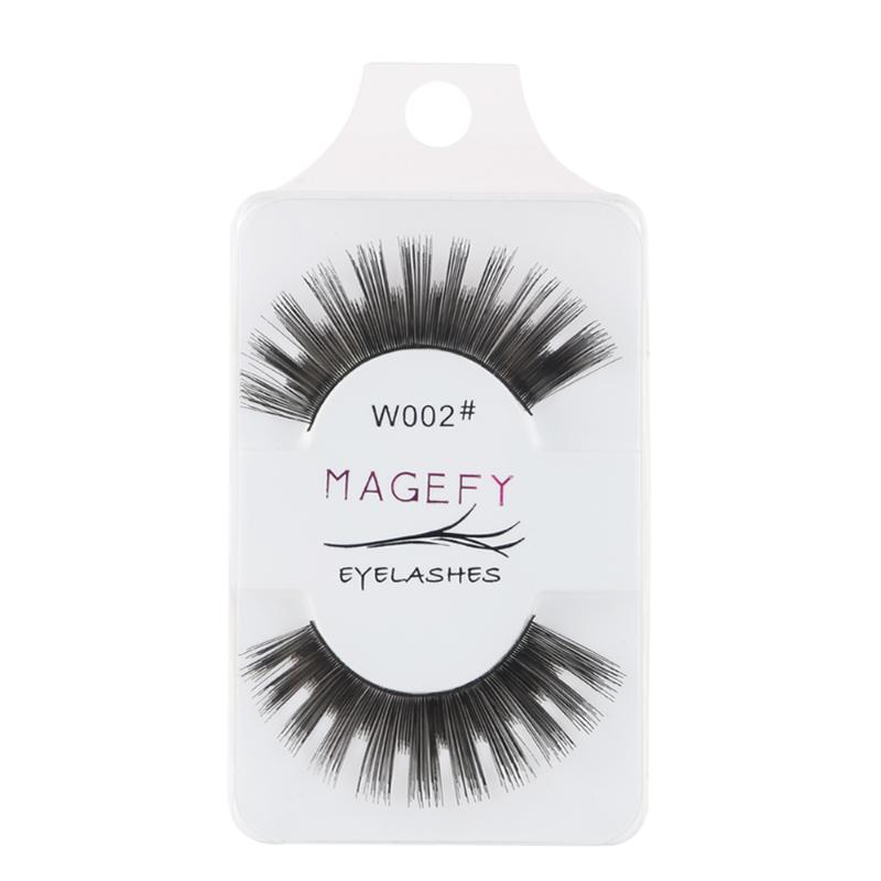 

MAGEFY 1 Pair Lashes Soft False Eyelashes Cilios Natural Long Reusable Fake Eye Lashes Eyelash Extension for Beauty Makeup Tools