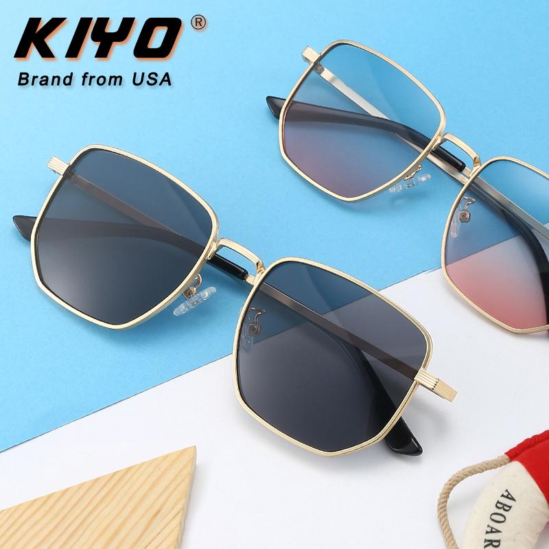 Kiyo Brand 2020 New Kids Square Polarized Sunglasses Metal Fashion Sun Glasses High Quality Uv400 Driving Eyewear 3038 qskJY
