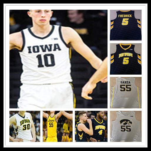 

Custom Iowa Hawkeyes College Jerseys Basketball Luka Garza Bohannon JACK NUNGE BAKARI EVELYN AUSTIN ASH RYAN KRIENER CORDELL PEMSL 4XL, Yellow