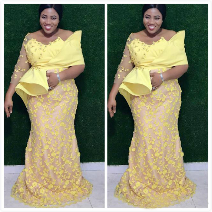 

Arabic Yellow Mermaid Evening Dresses Lace Beaded Long Sleeves Prom Dresses Vintage Formal Party Bridesmaid Pageant Gowns, Light purple