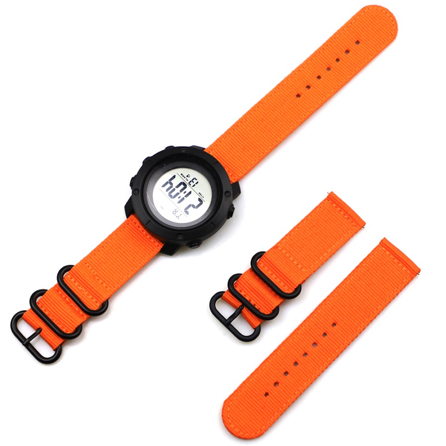 

Quick Release Pins 24mm Nylon Watch Strap for Suunto Traverse Alpha Watchband Suunto 9/Baro Spartan Sport Woven Watch Band