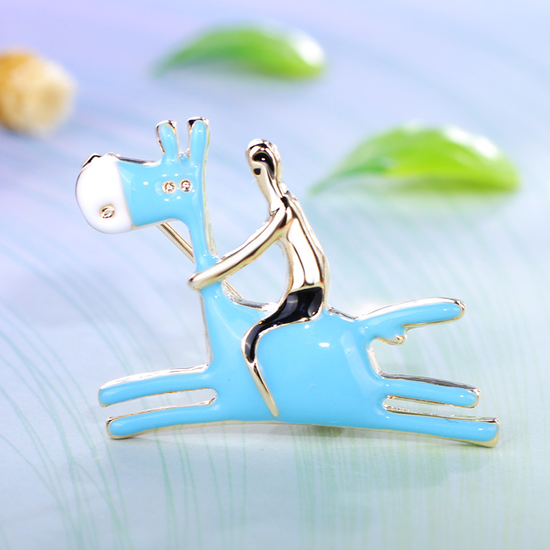Sentado Caballo//Pony europeo encanto con Bolsa De Regalo Rosa-Plata Tono Lindo