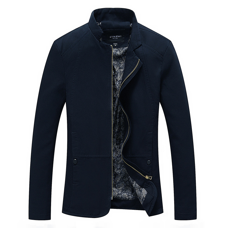 

Mens Brand Clothing Nice Spring Autumn Men Casual Jackets Cotton Outerwear Mens Coats Trench Male Windbreaker 5XL, Beige