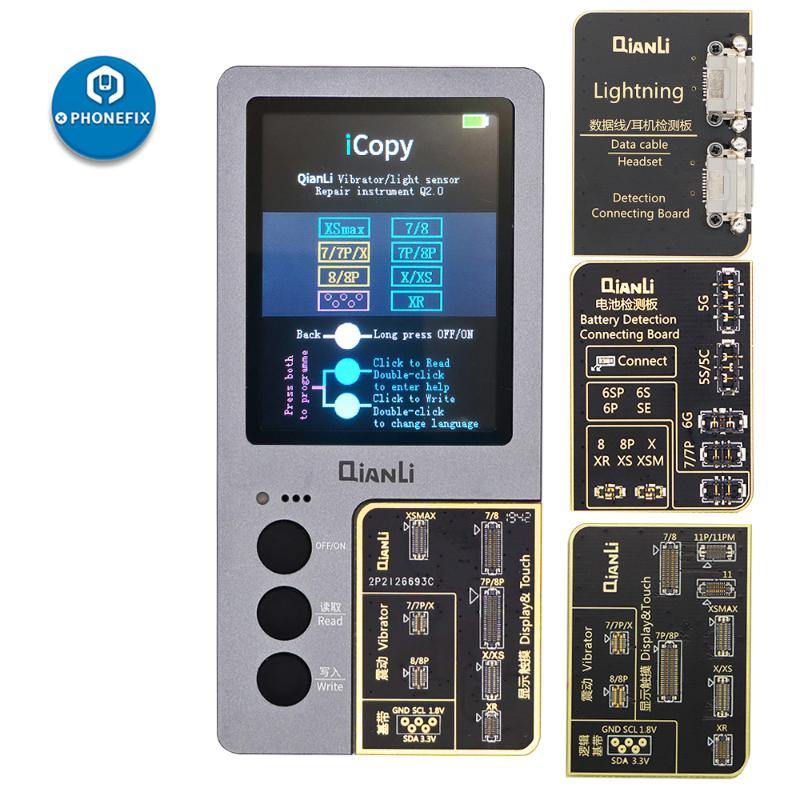 

QianLi iCopy Plus with Battery Detection Connecting Board for 7 8 X XR XS MAX 11 Pro Max Vibration/Touch EPROM Repair
