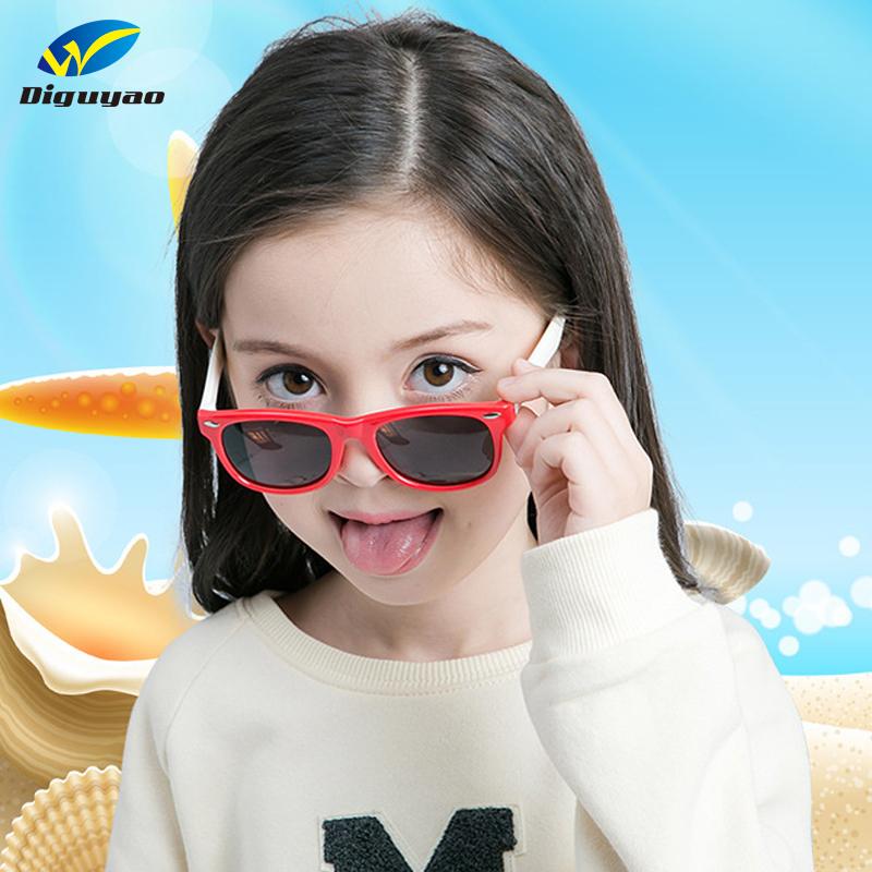 2020 enfants cadre carré rivet lunettes de soleil polarisées bébé classique lunettes de mode enfants garçon filles lunettes de soleil Uv400 kMihJ
