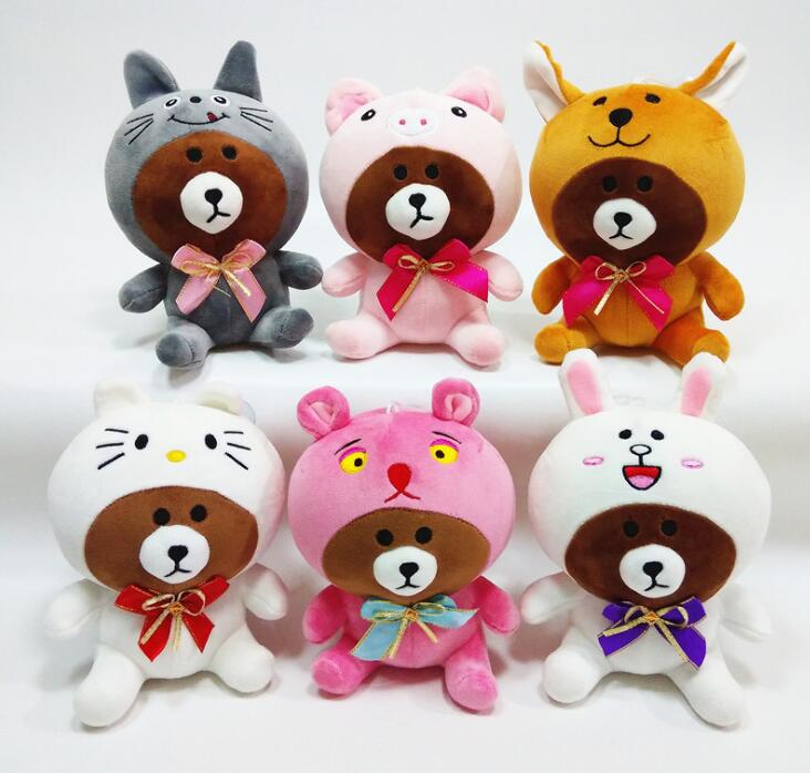 line bear plush