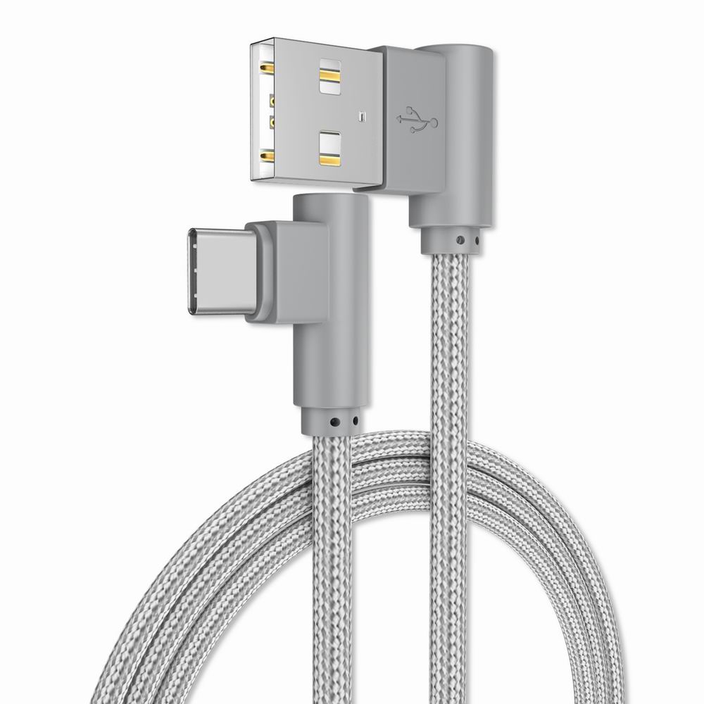 

1M Type-C Cable Charge 90 Degree Cable, Black