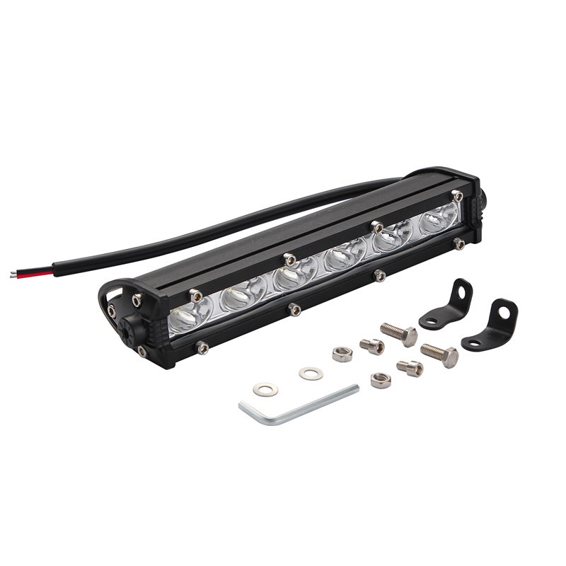 

8INCH 18W LED WORK LIGHT BAR SINGLE ROW DRIVING LAMP UTE ATV SUV JEEP