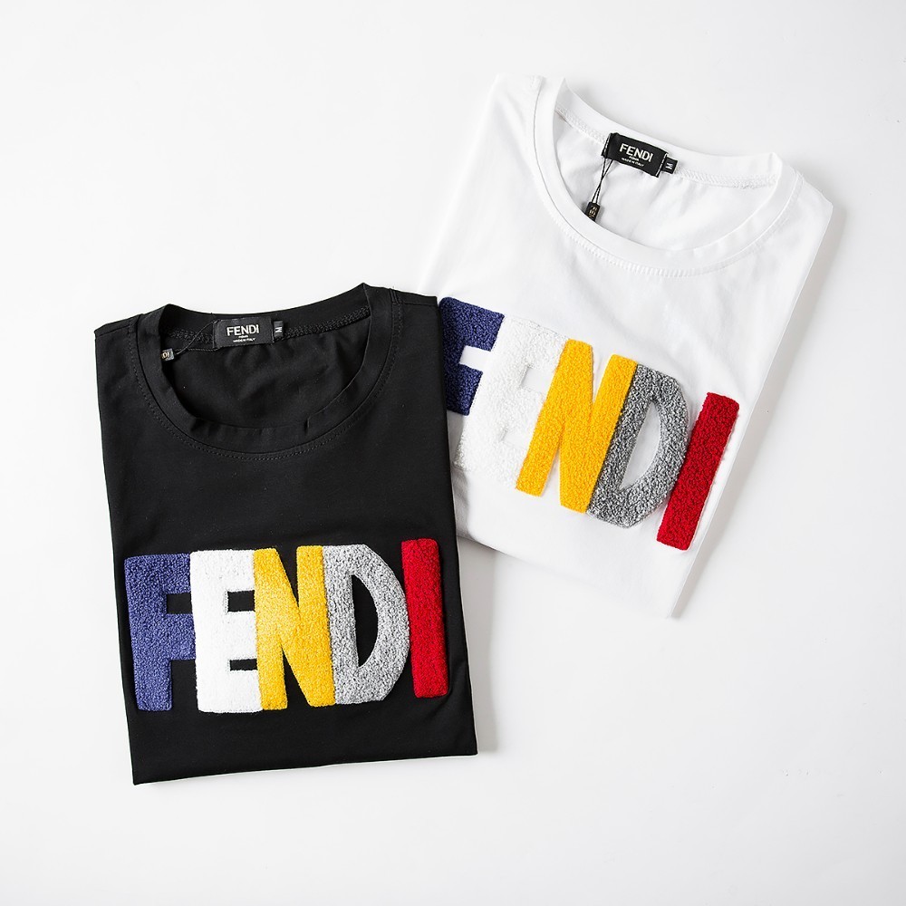 fendi shirt with colorful letters