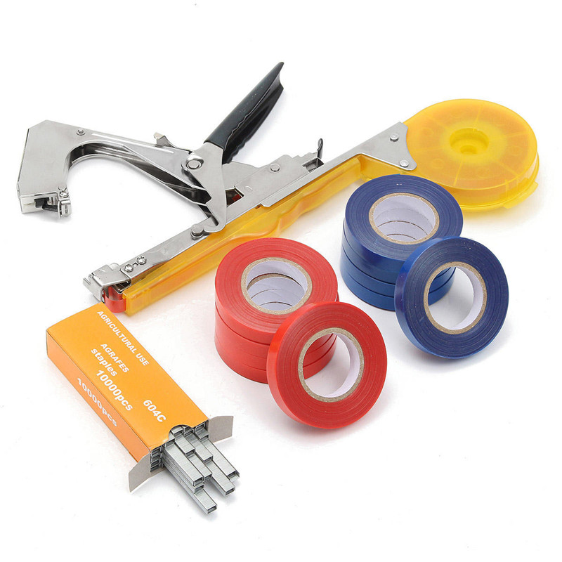 

Garden Plant Tying Tape Tool Tapener Branch Tying Machine Tapetool Strapping Vegetable Grape Stem Gun Bind Machine Flower Nursery Prune
