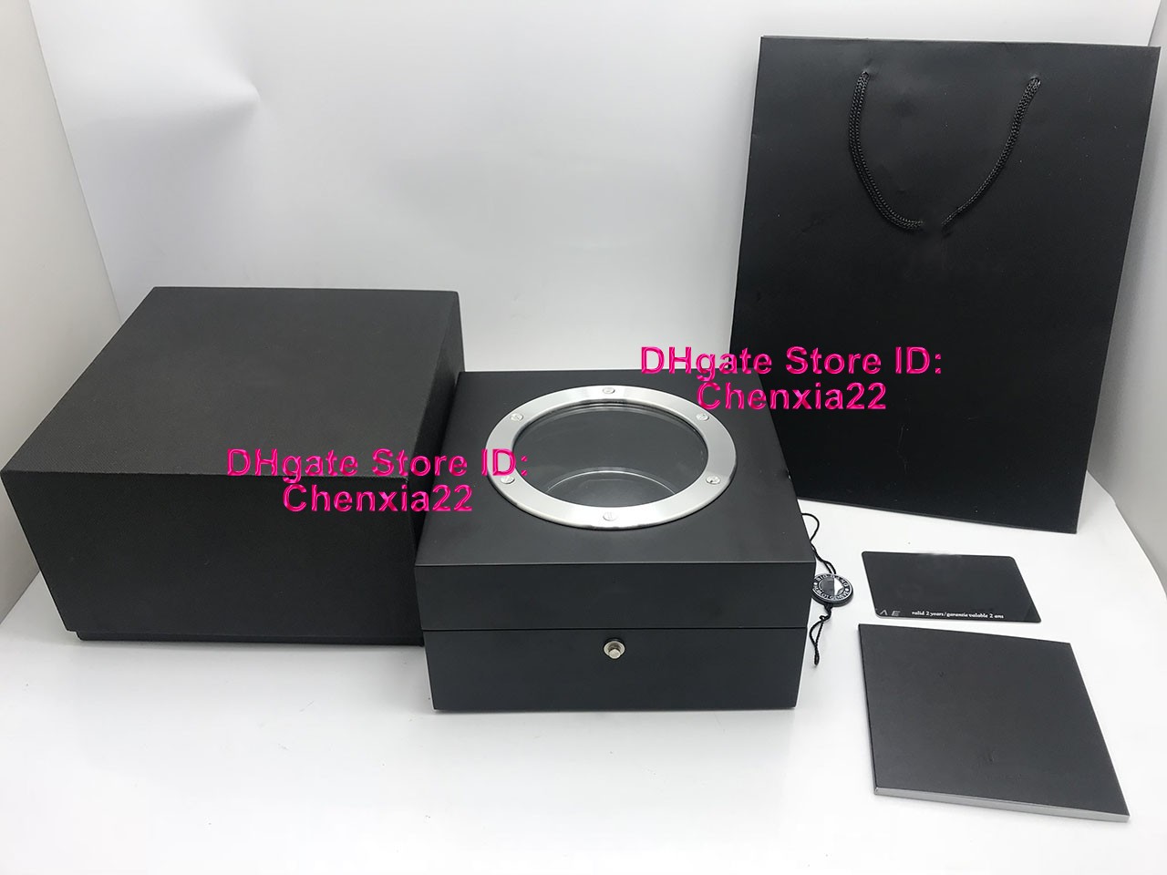 

Luxury Watches Boxes Watch Box Black Watches Boxes Transparent H Original Watch Box for LSL9013 Spot Supply High Quality Box, Black;blue