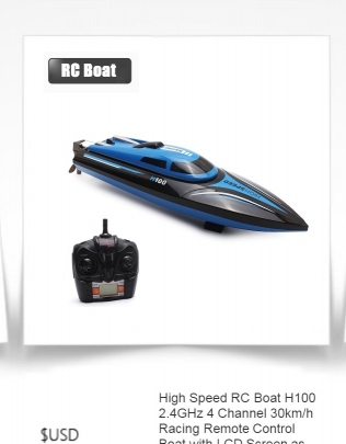 high speed h100 boat