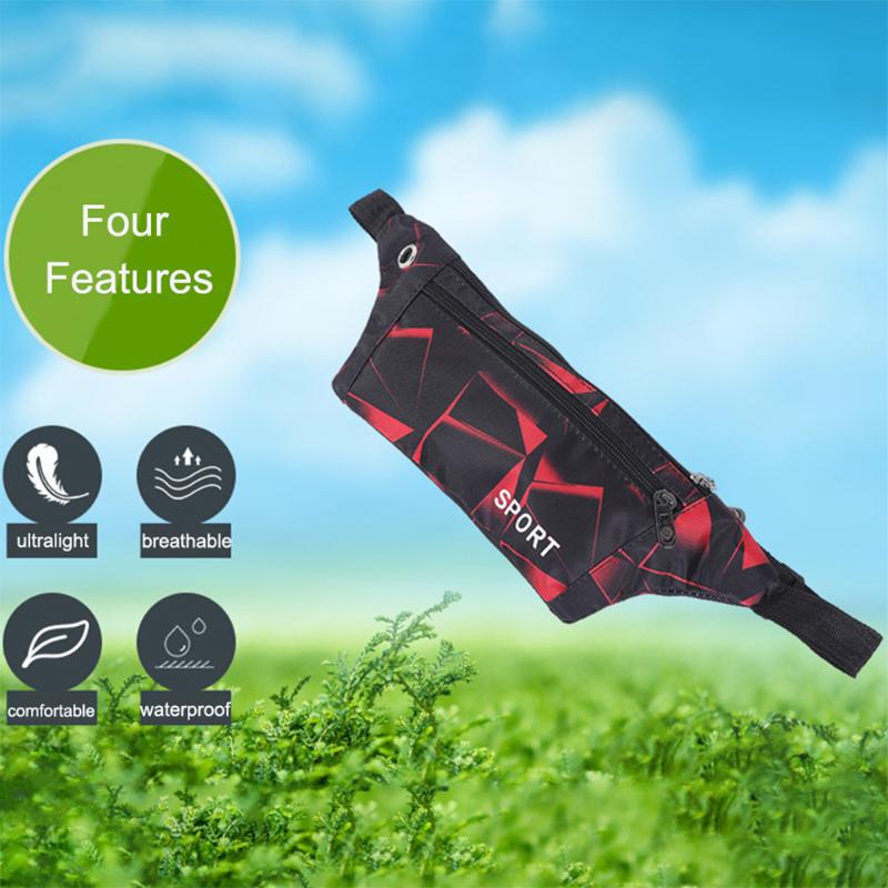 

Sports Waist Bags Pack Run Belt Nylon Waterproof Triangle Pocket Wear Resistant Men Women Outdoor Running Chest Bag 19913, Royal blue