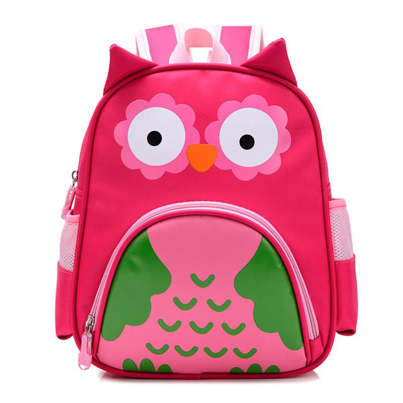 

3D School Bag Nylon Cartoon Animal Zipper Waterproof Kindergarten Girls Boys Kids Backpack Cute Children Lovely Nursery Cabin
