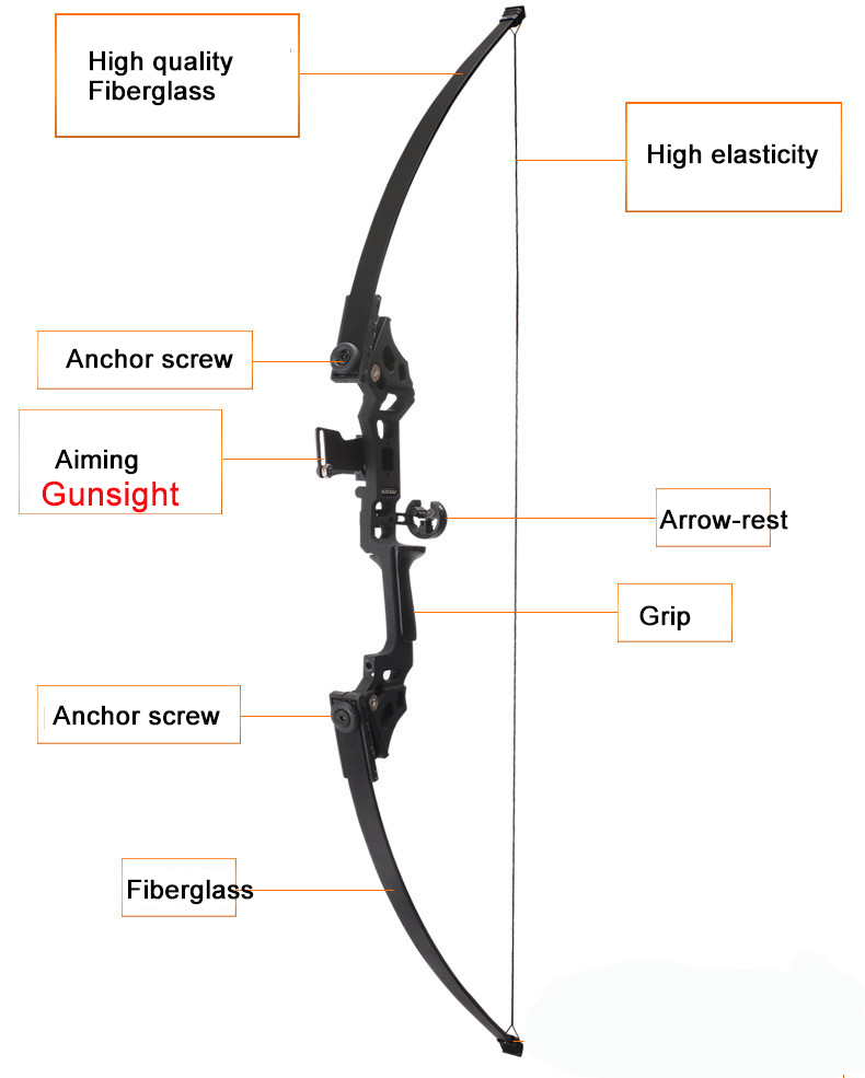Professional Recurve Bow 30-45 lbs Powerful Hunting Archery Bow Arrow Outdoor Hunting Shooting Fishing Training tactical gear-image-479247063