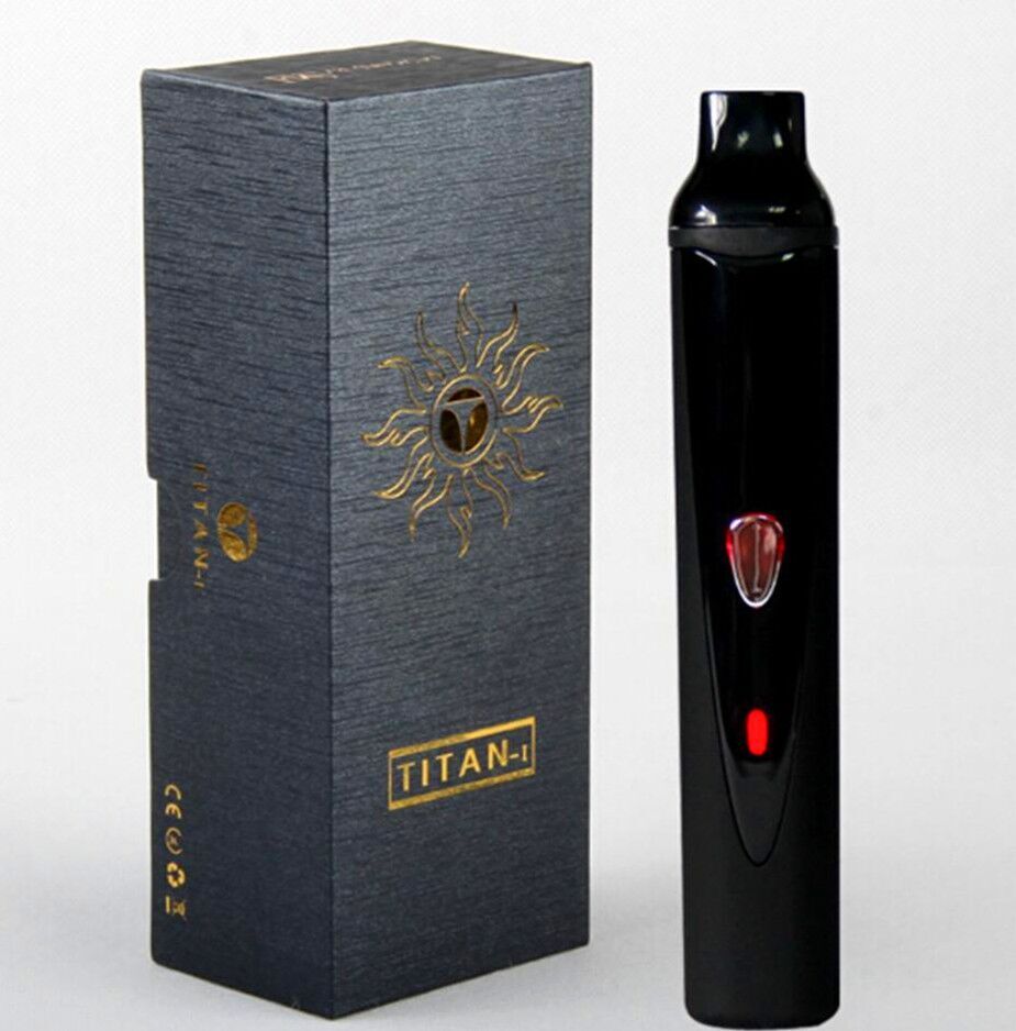 

Vape pen Titan 1 Dry Herb Vaporizer Kit Dry Herb with 2200mAh Battery Temperature Wax Vaporizer Pen hebe E-cigarette, Red
