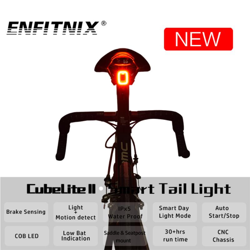 

New Cubelite II bicycle light smart Taillight for bike rear light brake Sensing USB led Cycling waterproof Tail
