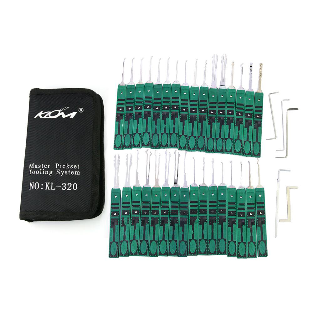 

Original Top Quality Locksmith Tools KLOM 32 pcs Lock Pick Tool Superior Pick Set
