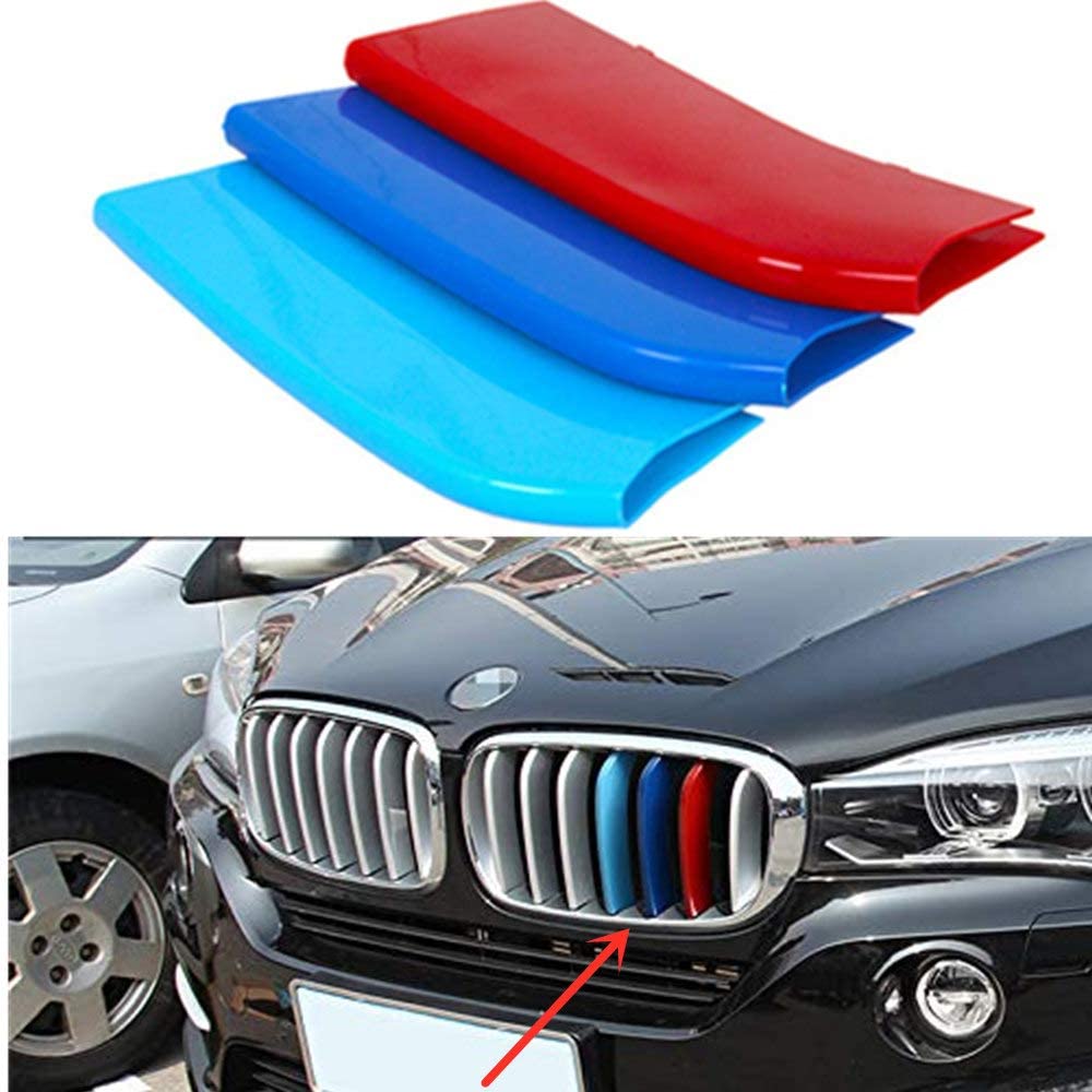 KIMISS 1 Pair Car Front Fender Side Air Vent Cover Trim for X5 F15 2014-2017 X DRIVE Noir