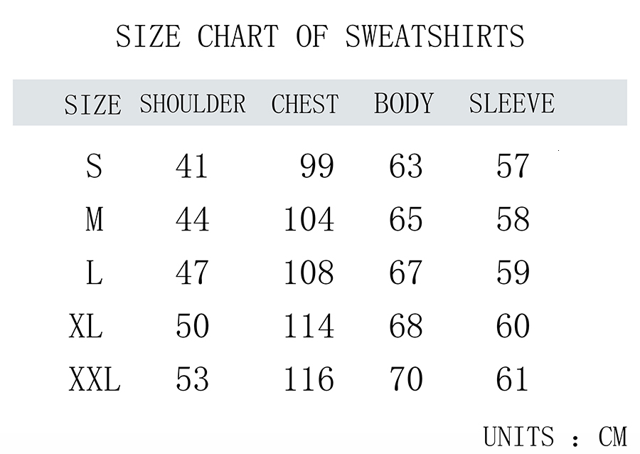 Golf Wang Size Chart