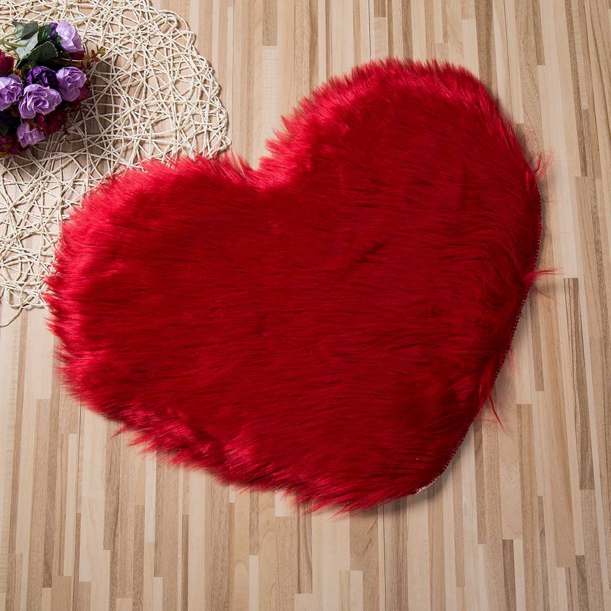 

Fluffy Wool Plain Sheepskin Carpet Washable Soft Bedroom Faux Fur Shaggy Area Rugs