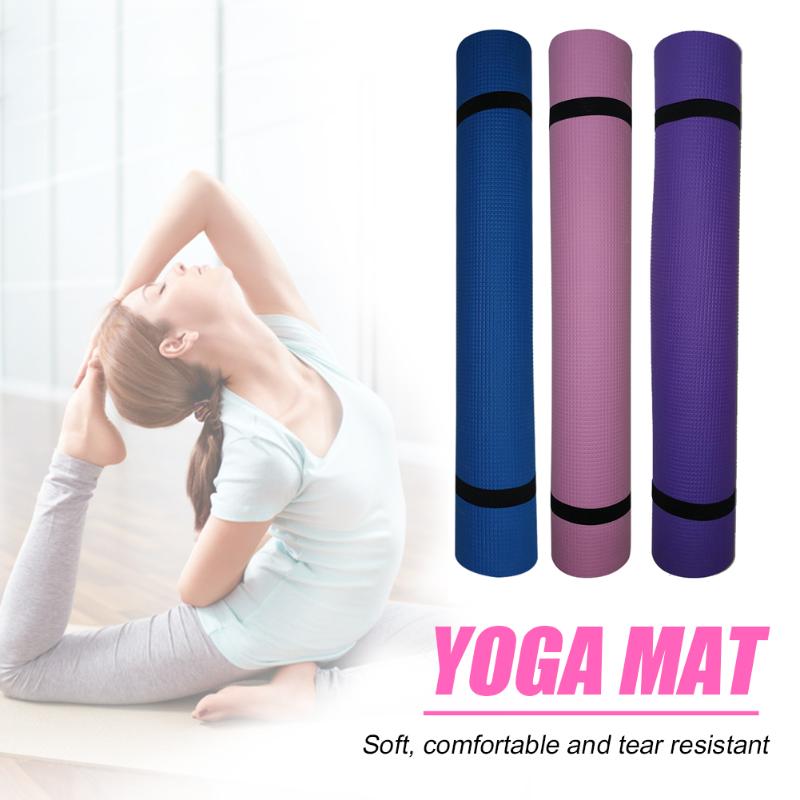 

EVA Yoga Mat Anti-Slip Carpet Pilates Gym Sports Exercise Pads for Beginner Fitness Equipment Practical Yoga Cushion, Blue