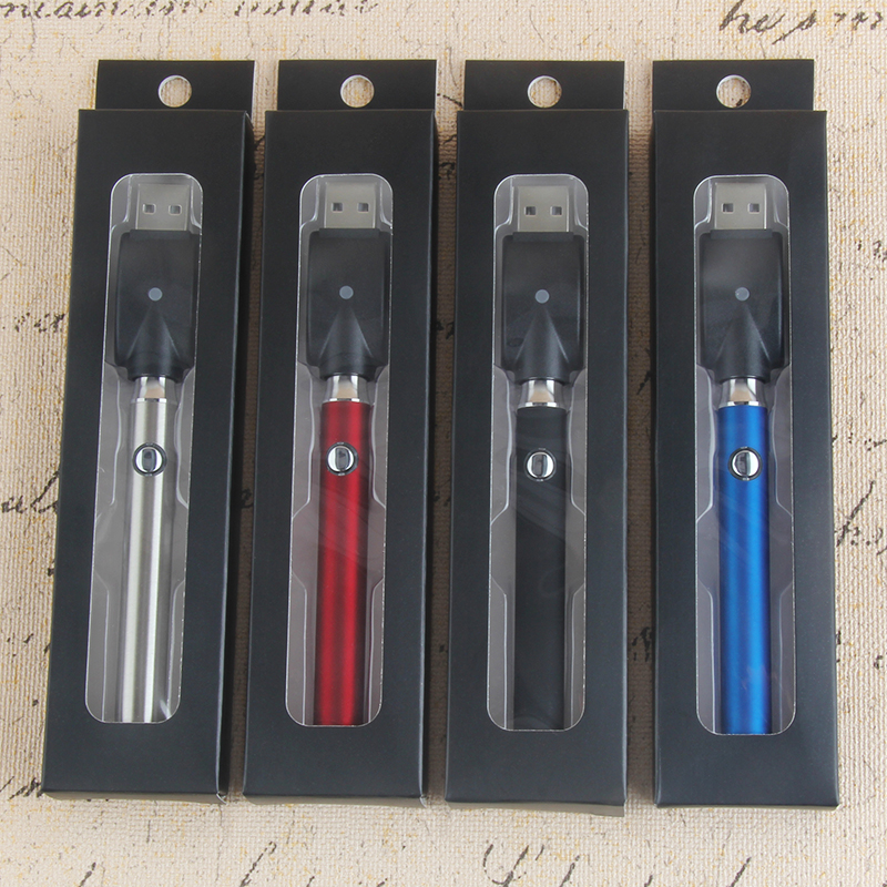 

MOQ 10Pcs Retail Box Vertex Preheating Batteries vape pens 350mah 510 thread battery O Pen Variable Voltage 4.2-3.8-2.7v Preheat For Glass Vaporizer Cartridge