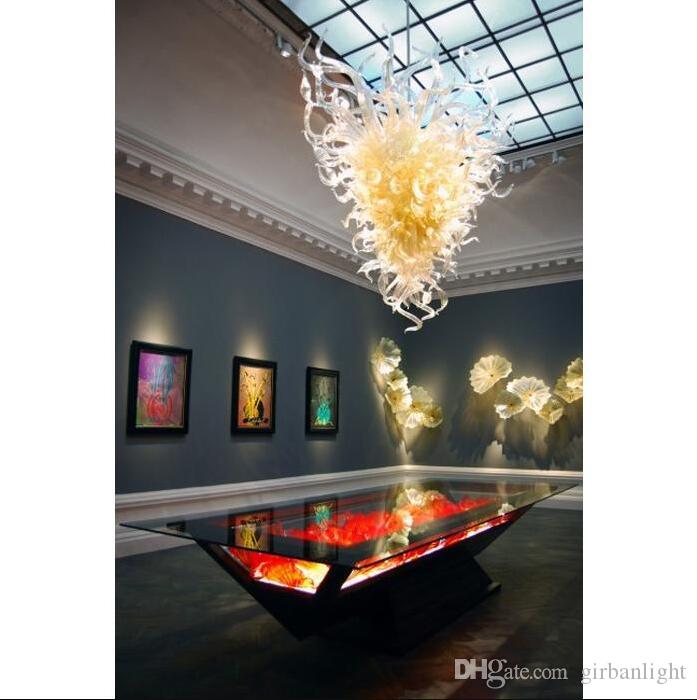 

Modern Art Glass Chandelier Light Living Room Decor Custom Made Blown Murano Glass Pendant Lamps LED Hanging Crystal Chandelier for Sale