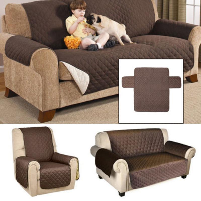 Sofa Covers Quilted Throw Washable Anti Slip Cover Couch Furniture Protector Pet
