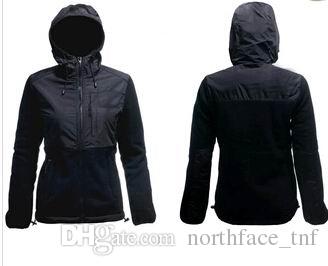 

New NF Winter Womens Fleece Jackets Coats High Quality Brand Windproof Warm Soft Shell Sportswear Women Men Kids Coats S-XXL Black Pink, Hoodies grey