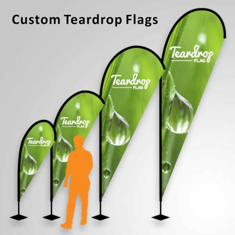 2020 Free Ship Graphic Now Custom Beach Flag Swooper Flying Flag